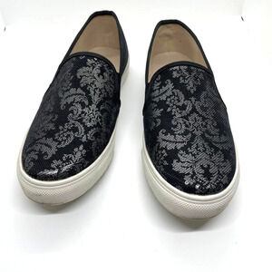 Extreme by Eddie Mark Black Silver Design Loafer 7